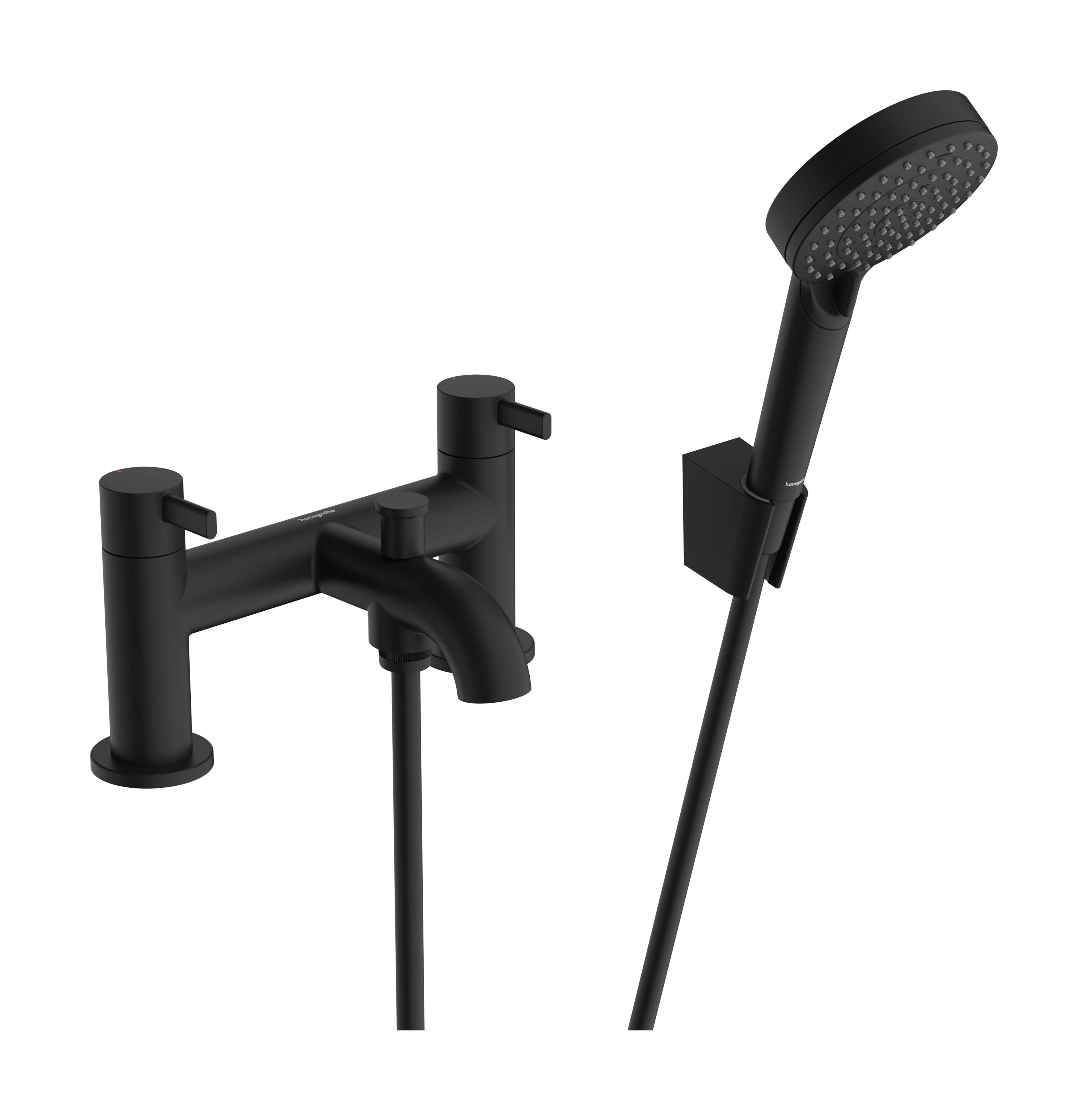 Mezclador de 2 agujeros para borde de bañera