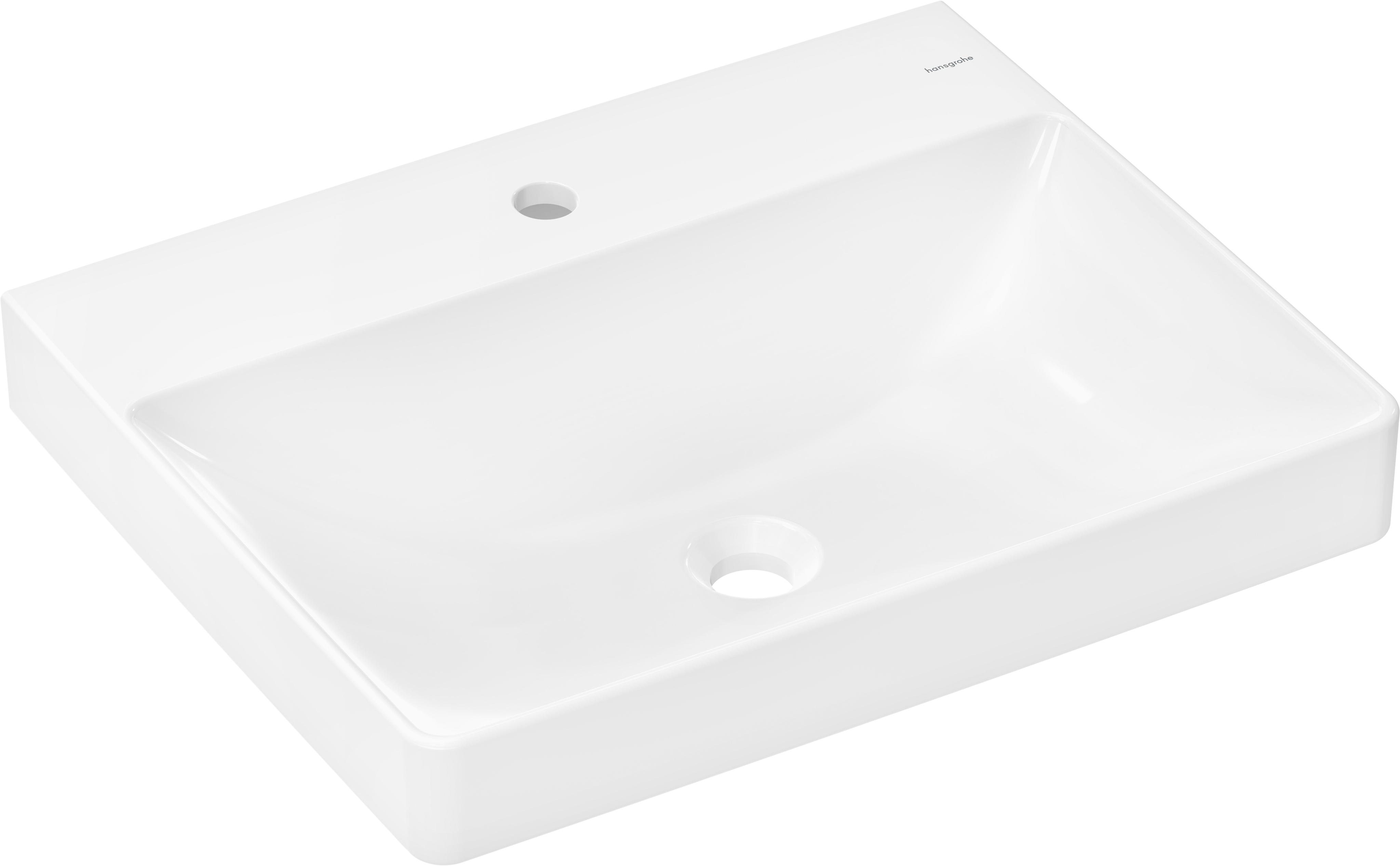 Umywalka wisząca 600/480 z otworem na baterię