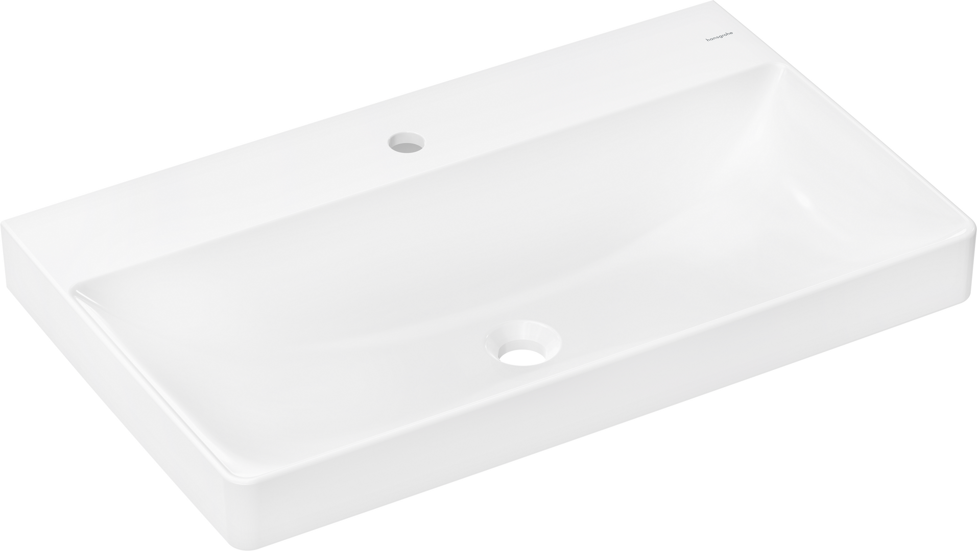 Wash basin 800/480 with tap hole and without overflow