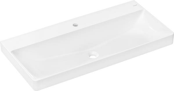 Mosdókagyló 1000/480, csapfurattal, túlfolyó nélkül