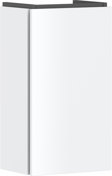 Base sottolavabo 340/240 per lavamani, cerniera anta a destra Bianco Opaco