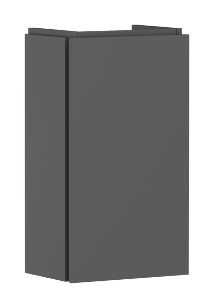 Base sottolavabo 340/240 per lavamani, cerniera anta a sinistra Grigio Ardesia Opaco