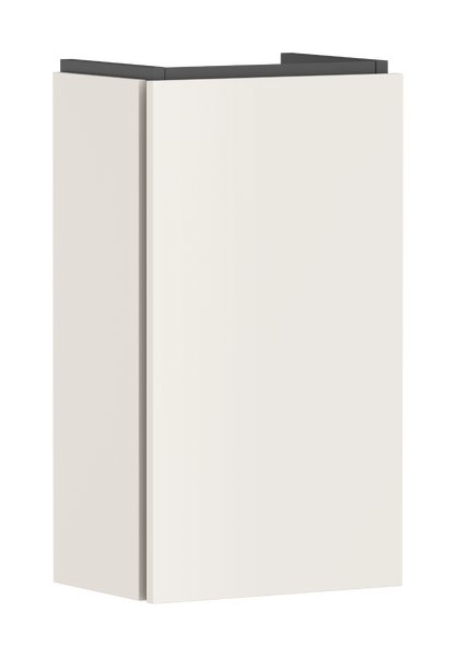 Base sottolavabo 340/240 per lavamani, cerniera anta a sinistra Beige Sabbia Opaco