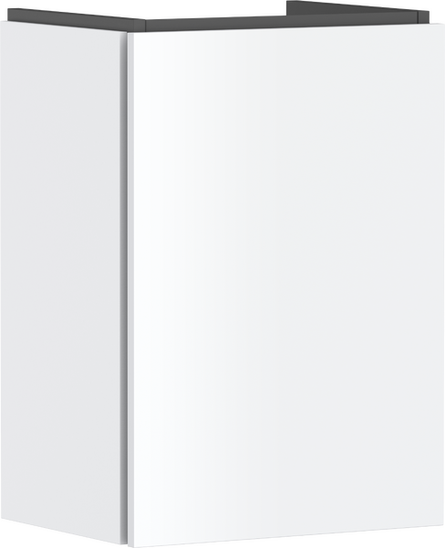 Onderkast 430/330 voor handdouche, deurscharnier links Matt White