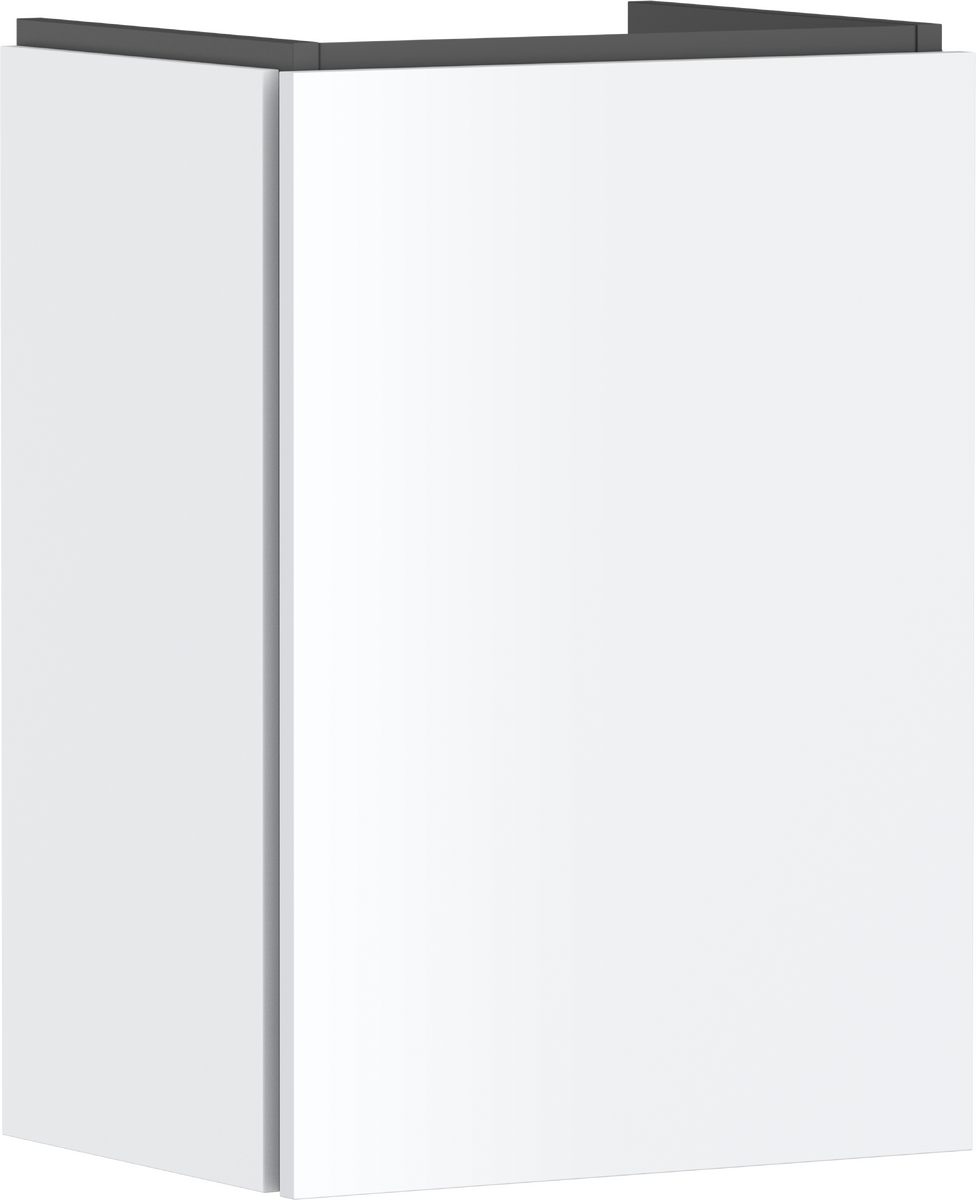 Szafka pod małą umywalkę wiszącą z drzwiami prawymi 430/330