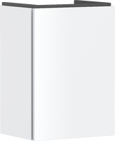 Base sottolavabo 430/330 per lavamani, cerniera anta a sinistra