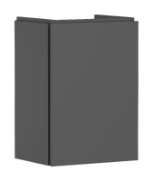 Base sottolavabo 430/330 per lavamani, cerniera anta a sinistra