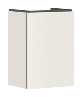 Base sottolavabo 430/330 per lavamani, cerniera anta a sinistra