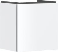 Meuble bas 480/380 pour lave-mains, 1 tiroir