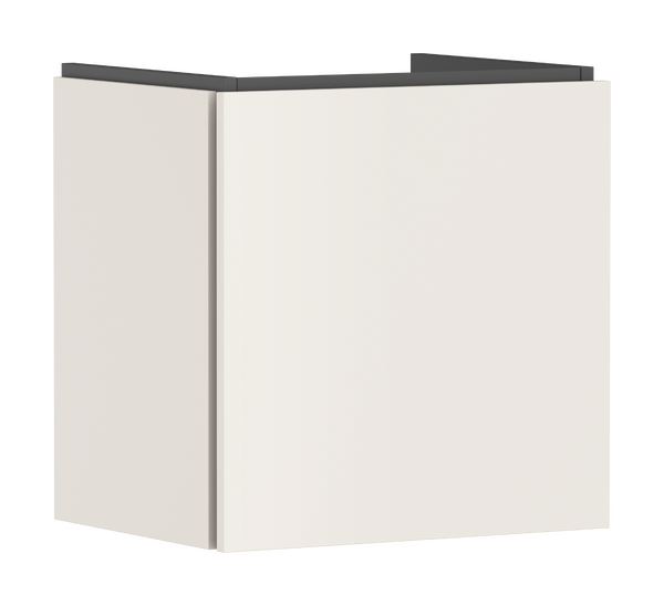 Szafka pod małą umywalkę wiszącą z 1 szufladą 480/380 Piaskowy Beż Matowy