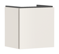 Meuble bas 480/380 pour lave-mains, 1 tiroir