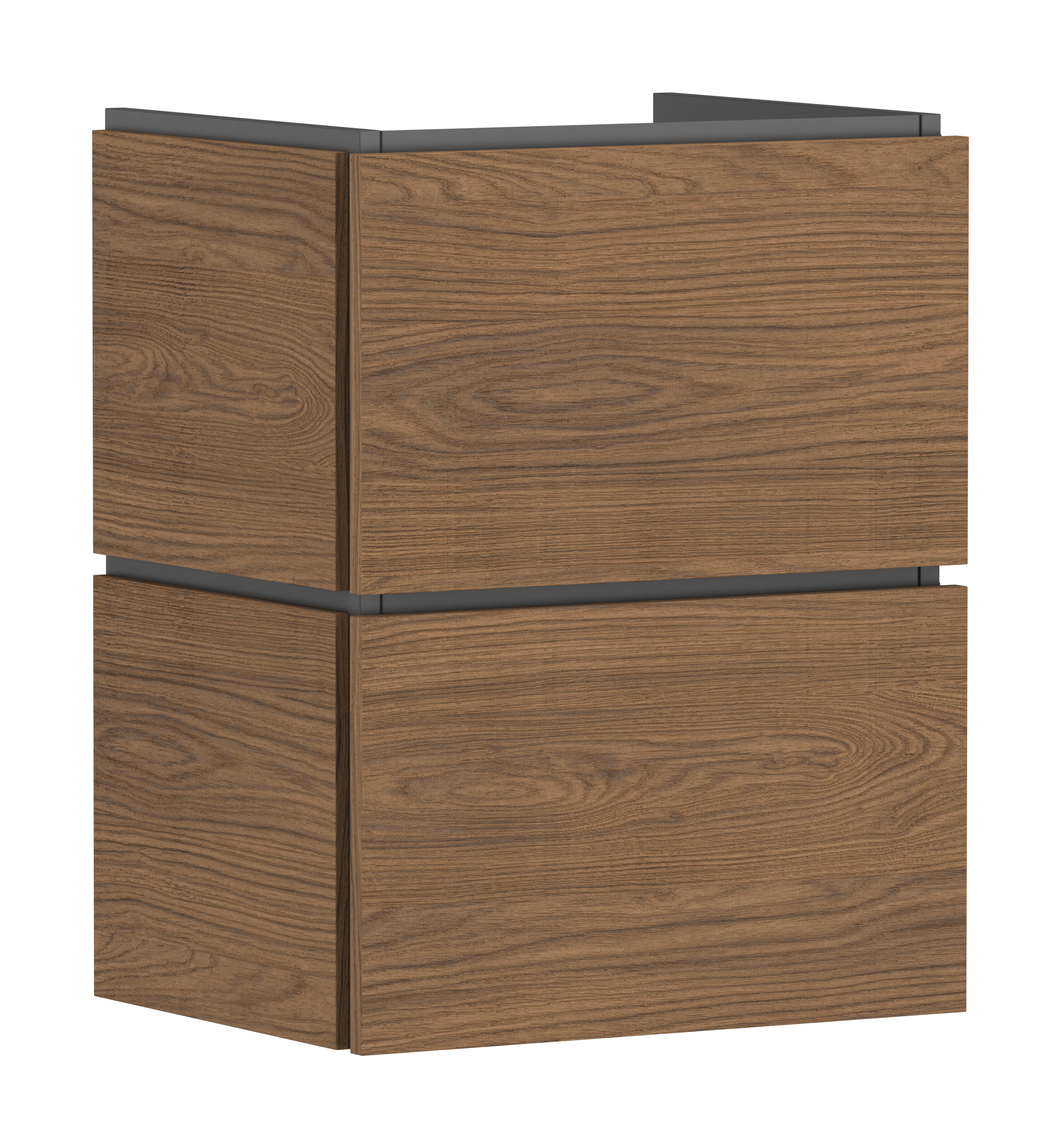 Onderkast 480/380 met 2 laden voor wastafel