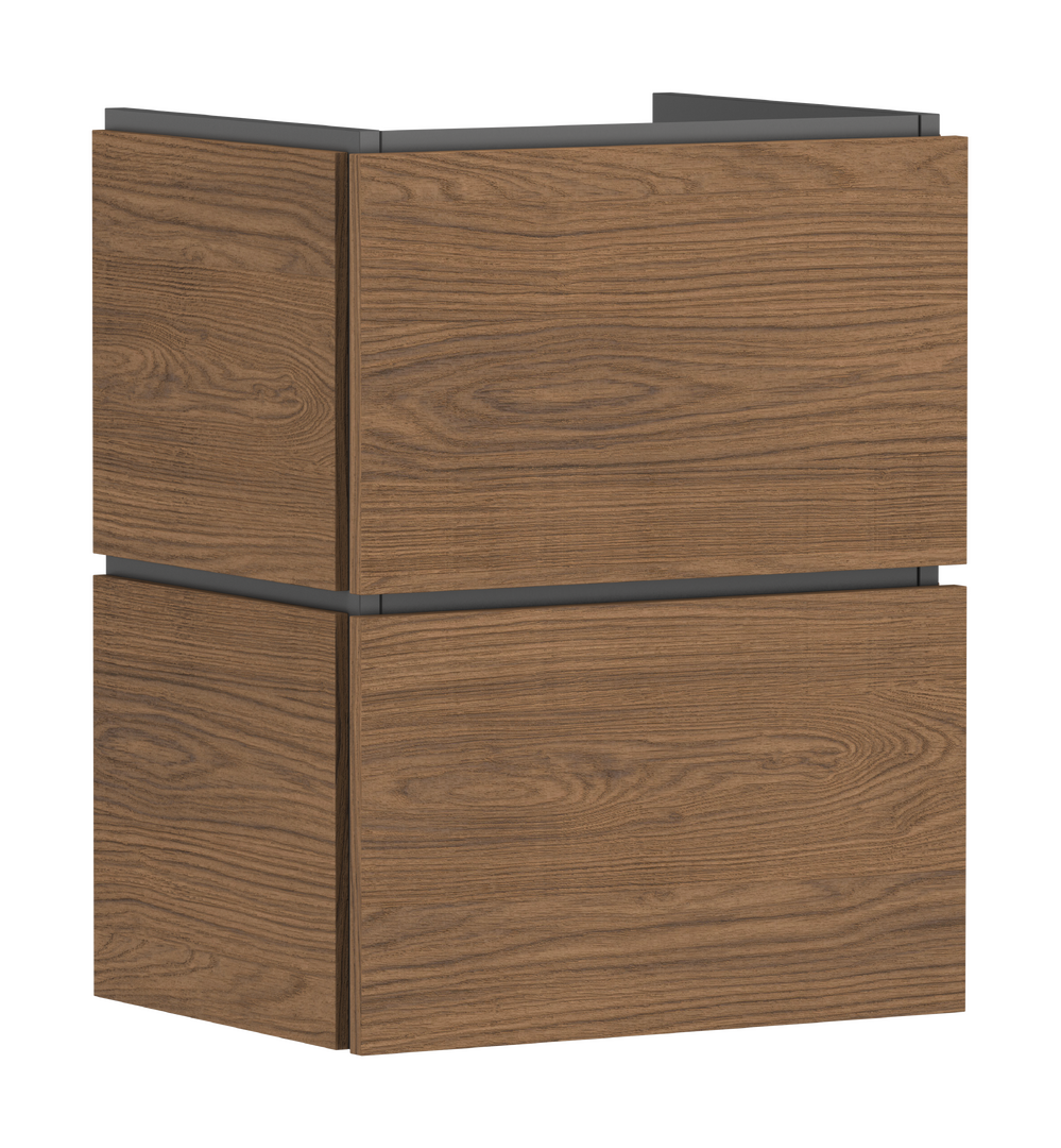 Servantskap 480/380 med 2 skuffer for liten servant