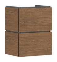 Meuble bas pour lave-mains 480/380, 2 tiroirs