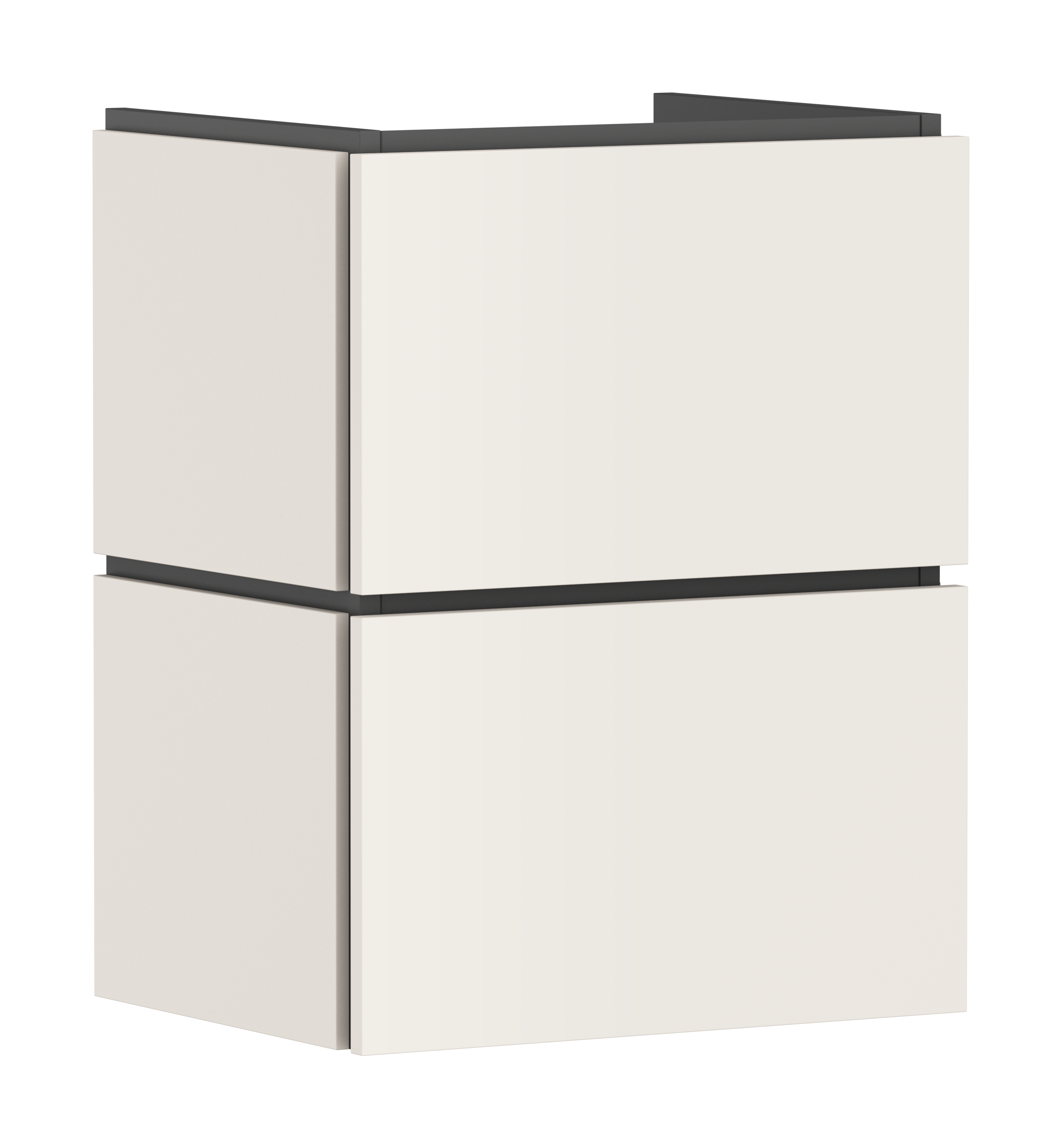 Onderkast 480/380 met 2 laden voor wastafel