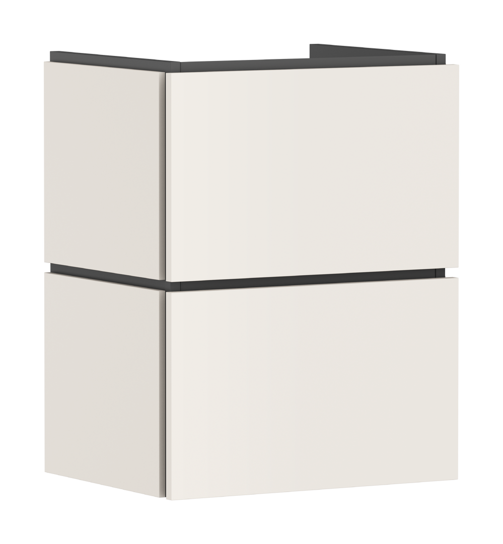 Waschtischunterschrank 480/380 mit 2 Schubkästen für Handwaschbecken