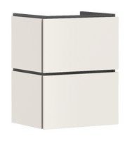 Meuble bas pour lave-mains 480/380, 2 tiroirs