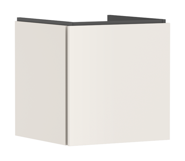 badmeubel 480/470 met 1 lade voor fontein Sand Matt Beige