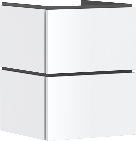 badmeubel 480/470 met 2 lades voor fontein Mat wit