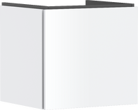 Vanity unit 530/470 with 1 drawer for wash basin