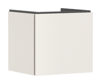 Vanity unit 530/470 with 1 drawer for wash basin