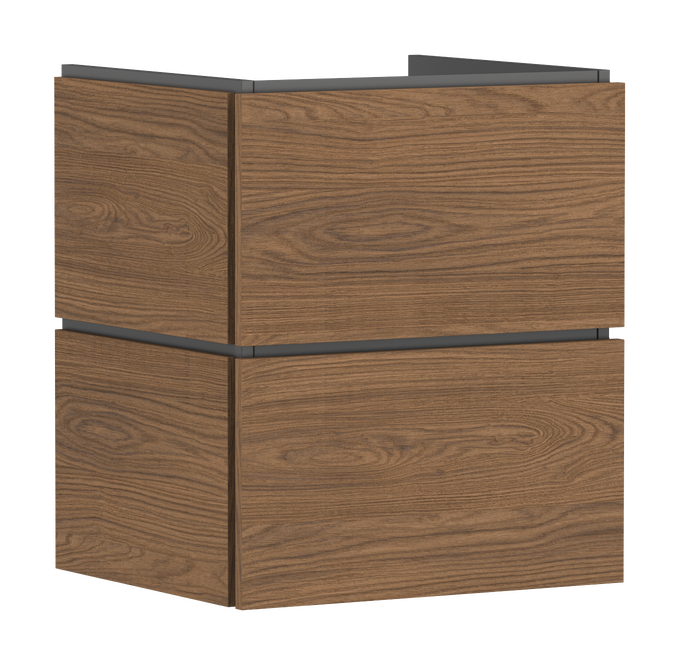 Mueble de baño 530/470 con 2 cajones para lavabo