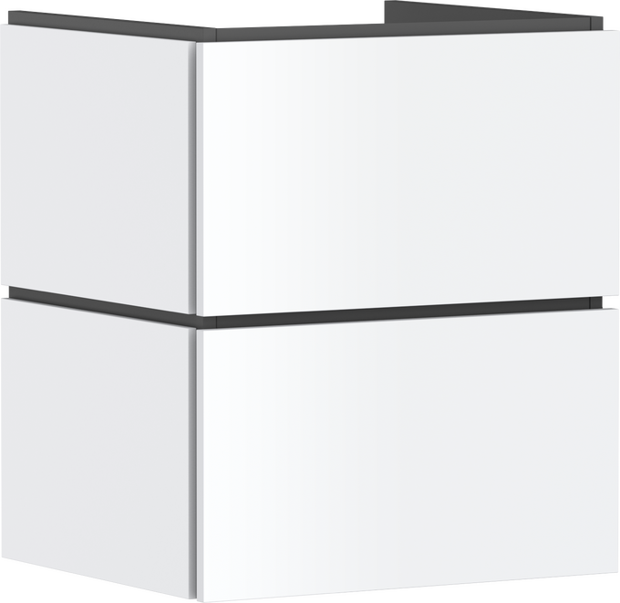 Meuble sous-lavabo 530/470 avec 2 tiroirs pour lavabo