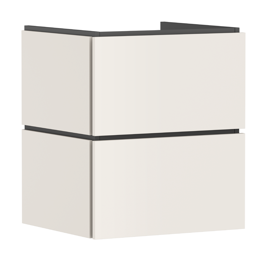 Vanity unit 530/470 with 2 drawers PushOpen for wash basin