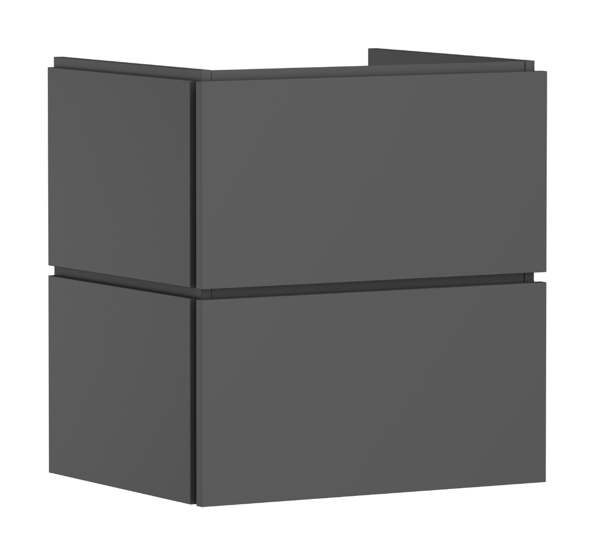 Base sottolavabo con 2 cassetti 580/470 per lavabo