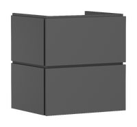 Szafka pod umywalkę wiszącą z 2 szufladami 580/470