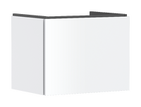 Mueble de baño 630/470 con 1 cajón para lavabo