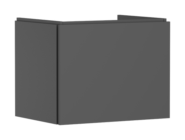 badmeubel 630/470 met 1 lade voor wastafel Slate Matt Grey