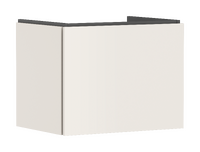 Mueble de baño 630/470 con 1 cajón para lavabo