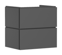 Mueble de baño 630/470 con 2 cajones para lavabo