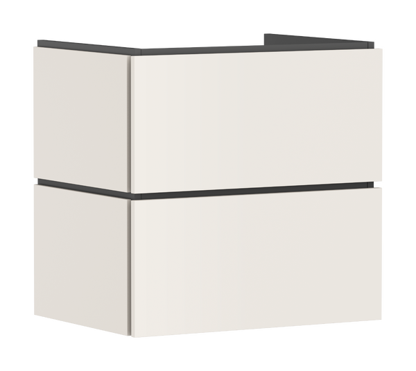 badmeubel 630/470 met 2 lades voor wastafel Sand Matt Beige