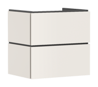 Mueble de baño 630/470 con 2 cajones para lavabo