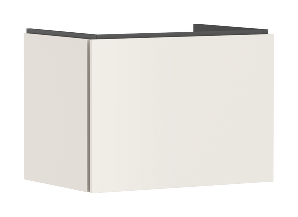 badmeubel 680/470 met 1 lade voor wastafel Sand Matt Beige