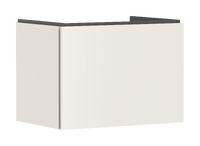 Vanity unit 680/470 with 1 drawer for wash basin