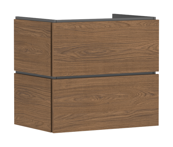 badmeubel 680/470 met 2 lades voor wastafel Cashmere Oak