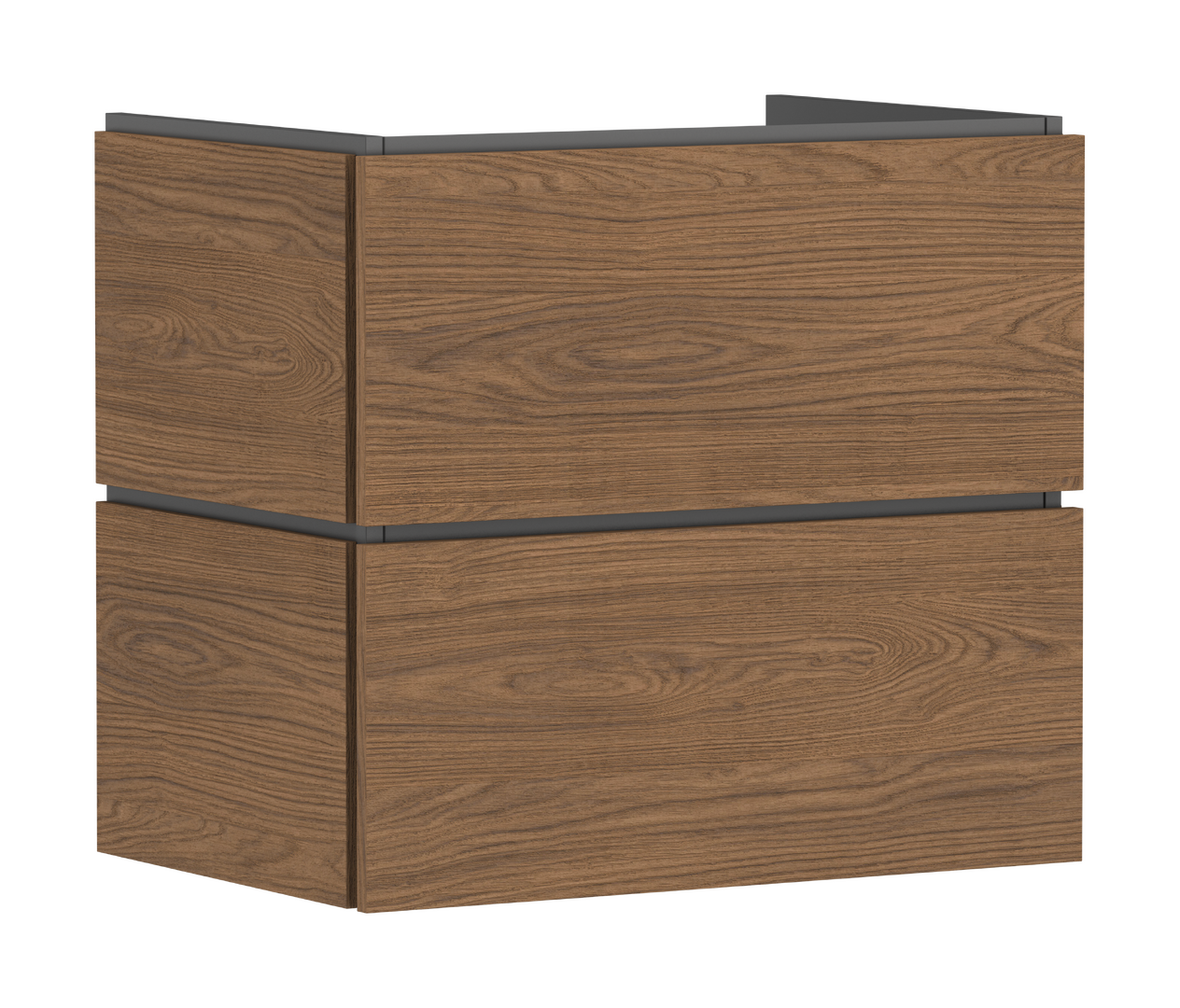 Vanity unit 680/470 with 2 drawers PushOpen for wash basin