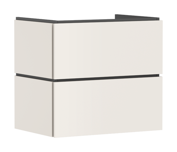 badmeubel 680/470 met 2 lades voor wastafel Sand Matt Beige