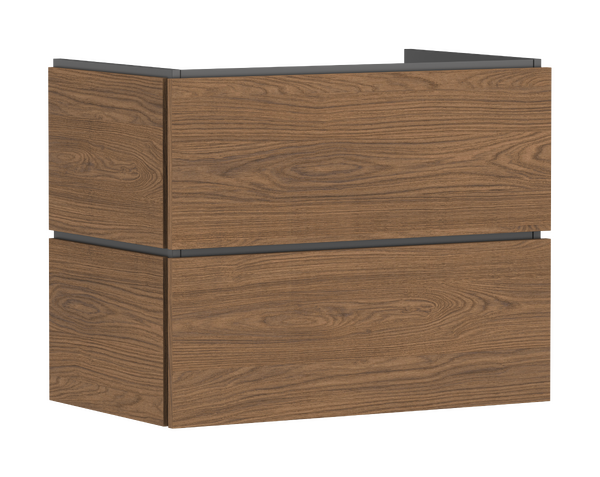 Waschtischunterschrank 780/470 mit 2 Schubkästen für Waschtisch Eiche Kaschmir