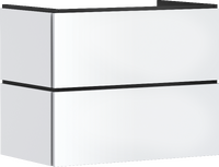 Meuble bas pour plan vasque 780/470, 2 tiroirs