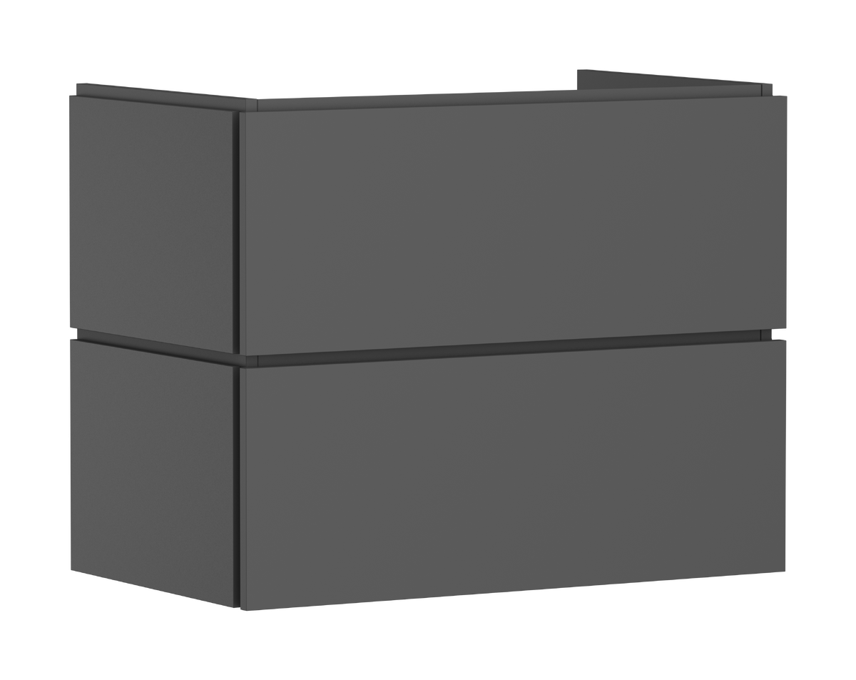 Vanity unit 780/470 with 2 drawers for wash basin