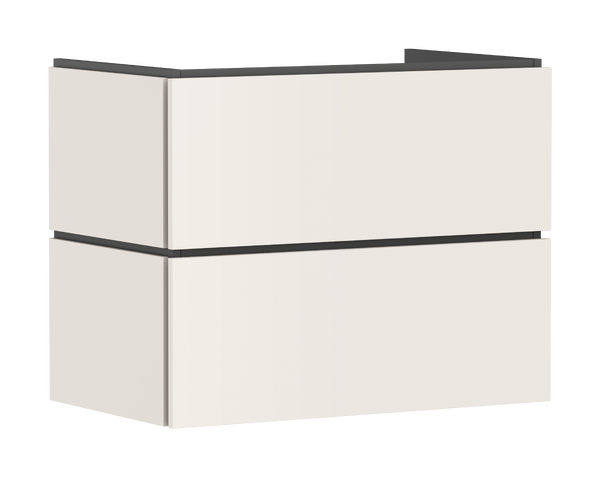Waschtischunterschrank 780/470 mit 2 Schubkästen für Waschtisch Sandbeige Matt