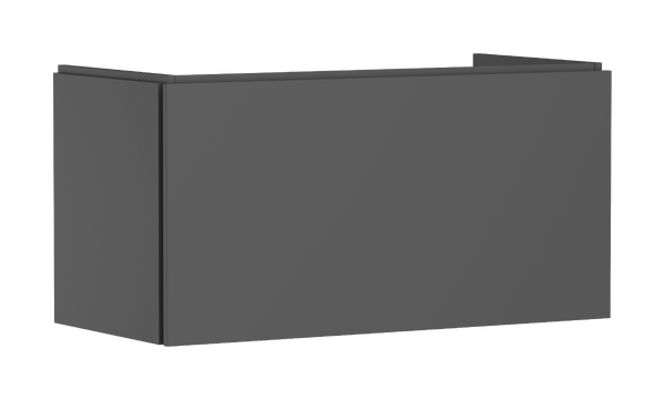 Vanity unit 980/470 with 1 drawer for wash basin Slate Matt Grey