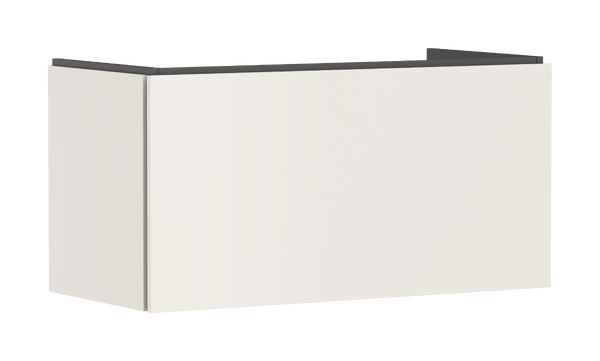 Vanity unit 980/470 with 1 drawer for wash basin Sand Matt Beige