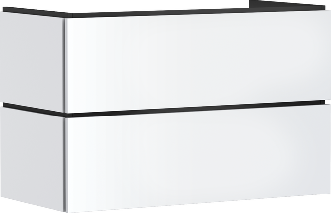 Base sottolavabocon 2 cassetti 980/470 per lavabo