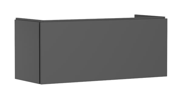 Meuble bas pour plan vasque 1180/470, 1 tiroir Gris mat