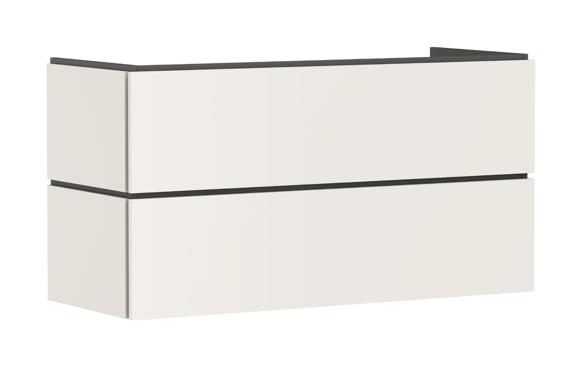 Vanity unit 1180/470 with 2 drawers PushOpen for wash basin